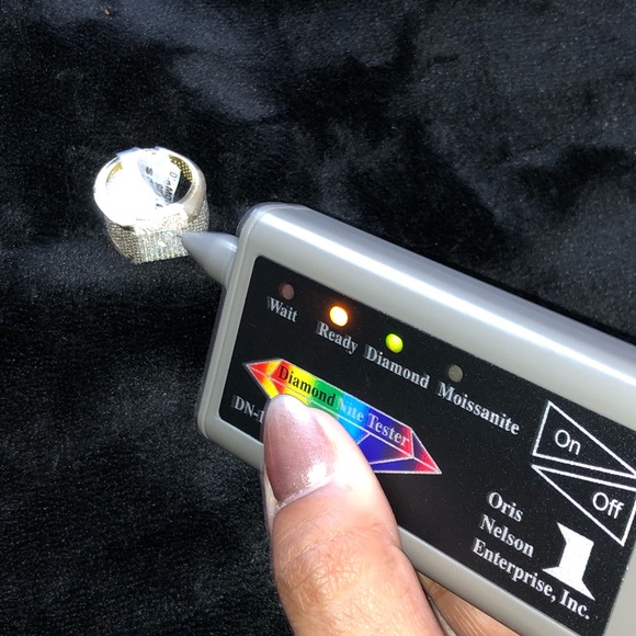 REAL DIAMOND Ring not CZ not moissanite UNBEATABLE - Picture 10 of 10